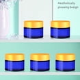 thumbnail image 4 of 6pcs Travel Jar Empty Cosmetic Jar Glass Face Cream Jars with Inner Lid for Face Cream, 4 of 6