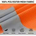 thumbnail image 4 of 2PK/4PK Reflective Safety Vest, High Visibility Vest with Reflective Strips for Men Women, Meets ANSI II, 4 of 14