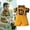 F-253Yellow, variant on ZHOGXU Toddler Boys Summer Set Short Sleeve Lapel Sunflowers Print Romper Bosysuit And Suspenders Shorts Comfortable Fashion Outfits For Casual Daily Wear,Yellow,18-24 Months