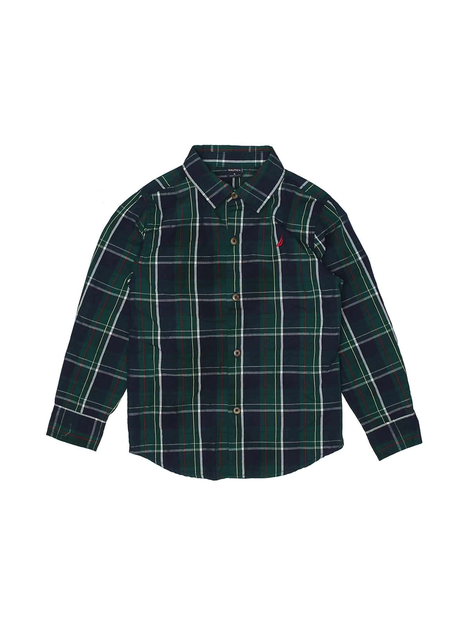 baby boy green button down shirt