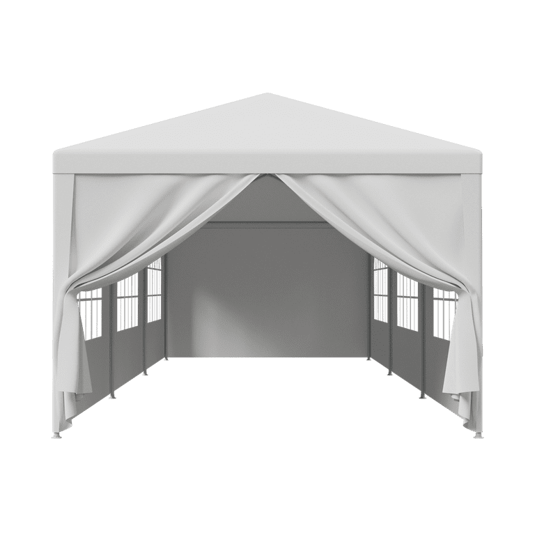 ZENY 10x30' Waterproof Party Tent Gazebo with 6 Window-Walls ZENY 10x30' Waterproof Party Tent Gazebo with 6 Window-Walls