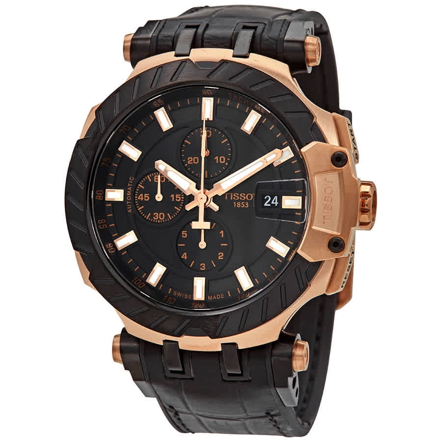 Tissot T-Race MotoGP Chronograph Automatic Black Dial Men's Watch  T1154273705101 - Walmart.com