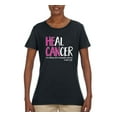 thumbnail image 2 of Faith Jesus Believe Awareness Womens Graphic T-Shirt, Black, Small, 2 of 3