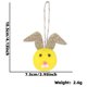 thumbnail image 5 of Xihbxyly Adorno de Conejito de Pascua, Adorable Decoración Colgante, Diseño de Tela Suave, Decoración Navideña Versátil, Ideal para Fiestas En Casa o En El Aula, Idea de Regalo Divertida, Tamaño 4.13, 5 of 5