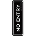 Entry Is Prohibited Sign Tin Sign No Entry Metal Sign Tin Plaque Metal Plate Home Door Bar Pub ...