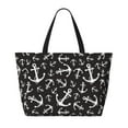 thumbnail image 2 of Sigee Anchor Print Extra Large Waterproof Beach Travel Bag with Zipper - Durable and Versatile for Vacation, Gym, and Daily Use, 2 of 7