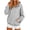 Light Gray #057, variant on 2026 Zip Up Hoodies for Women Fall Winter Casual Sweatshirts Zipper Oversized Lightweight Cute Jackets with Pockets , 2XL