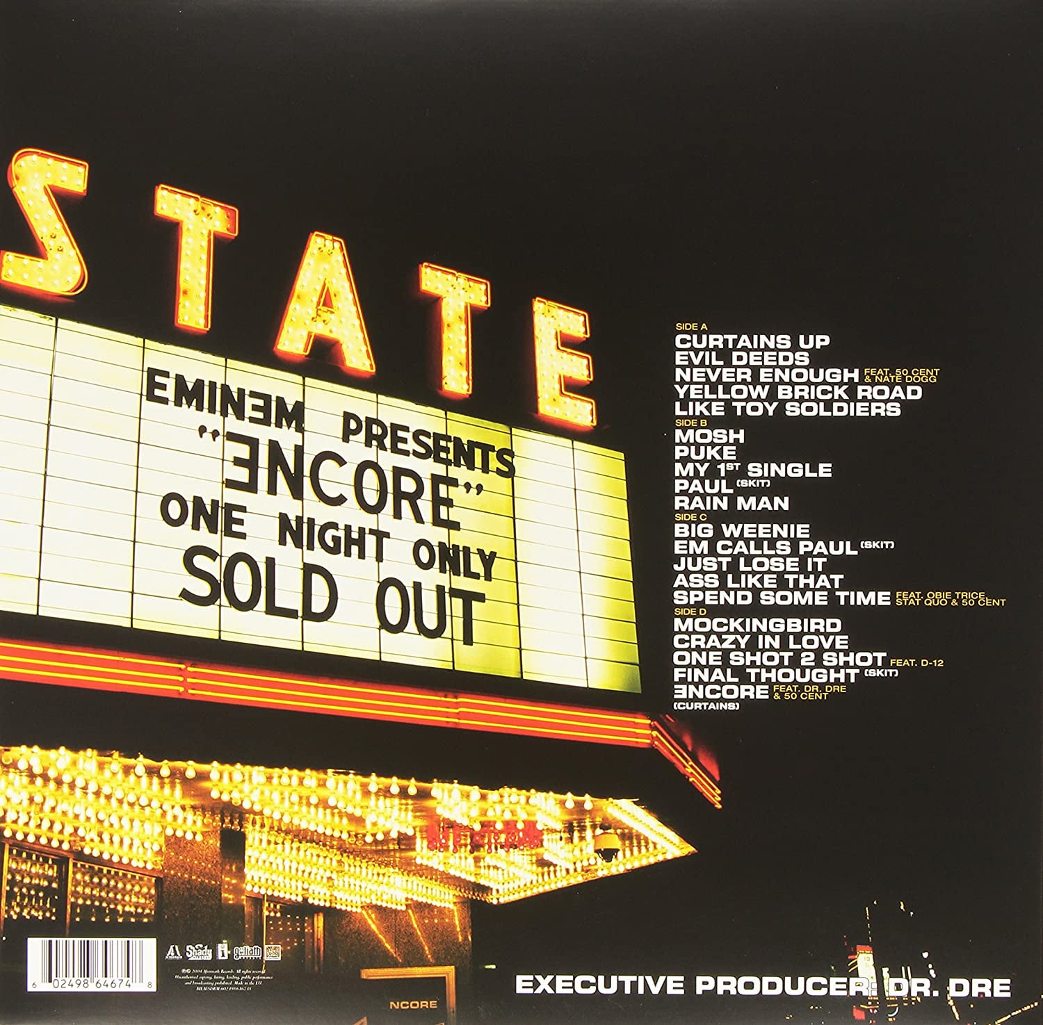 Eminem - Encore - Music & Performance - Vinyl - Walmart.com
