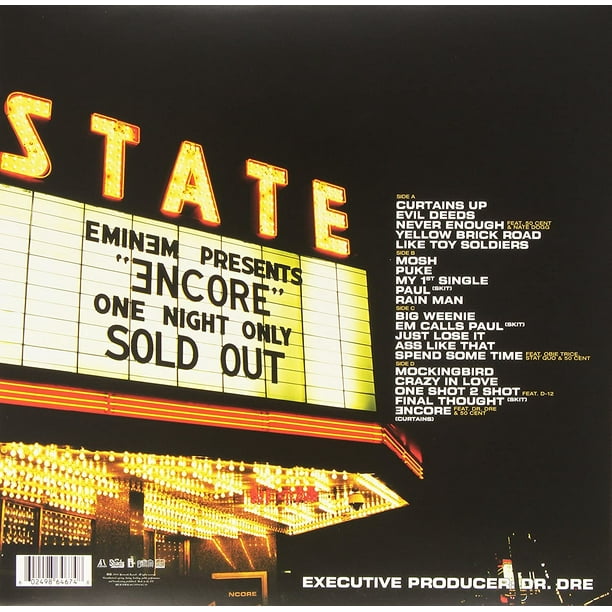Eminem ENCORE 2枚組レコード Eminem - Encore - Music & Performance - Vinyl - 12-inch Pressing