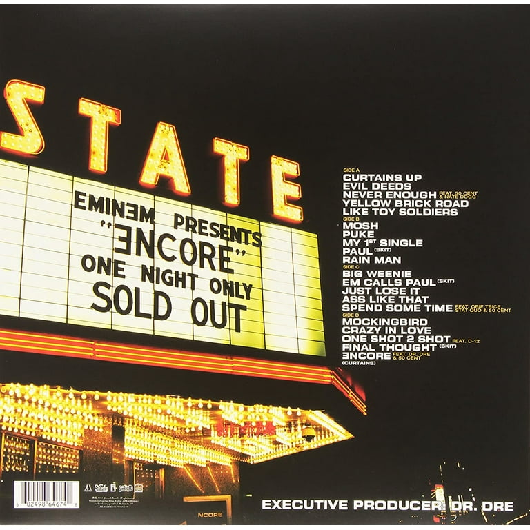 洋楽 EMINEM ENCORE 2LP Encore 20th Anniversary Edition 2LP (Royal Blue) - Official