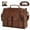 Brown, variant on RAINSMORE Mens Messenger Bag 17 Inch Vintage Leather Laptop Briefcase Magnetic Closure Large Satchel Computer Shoulder Bag,Brown