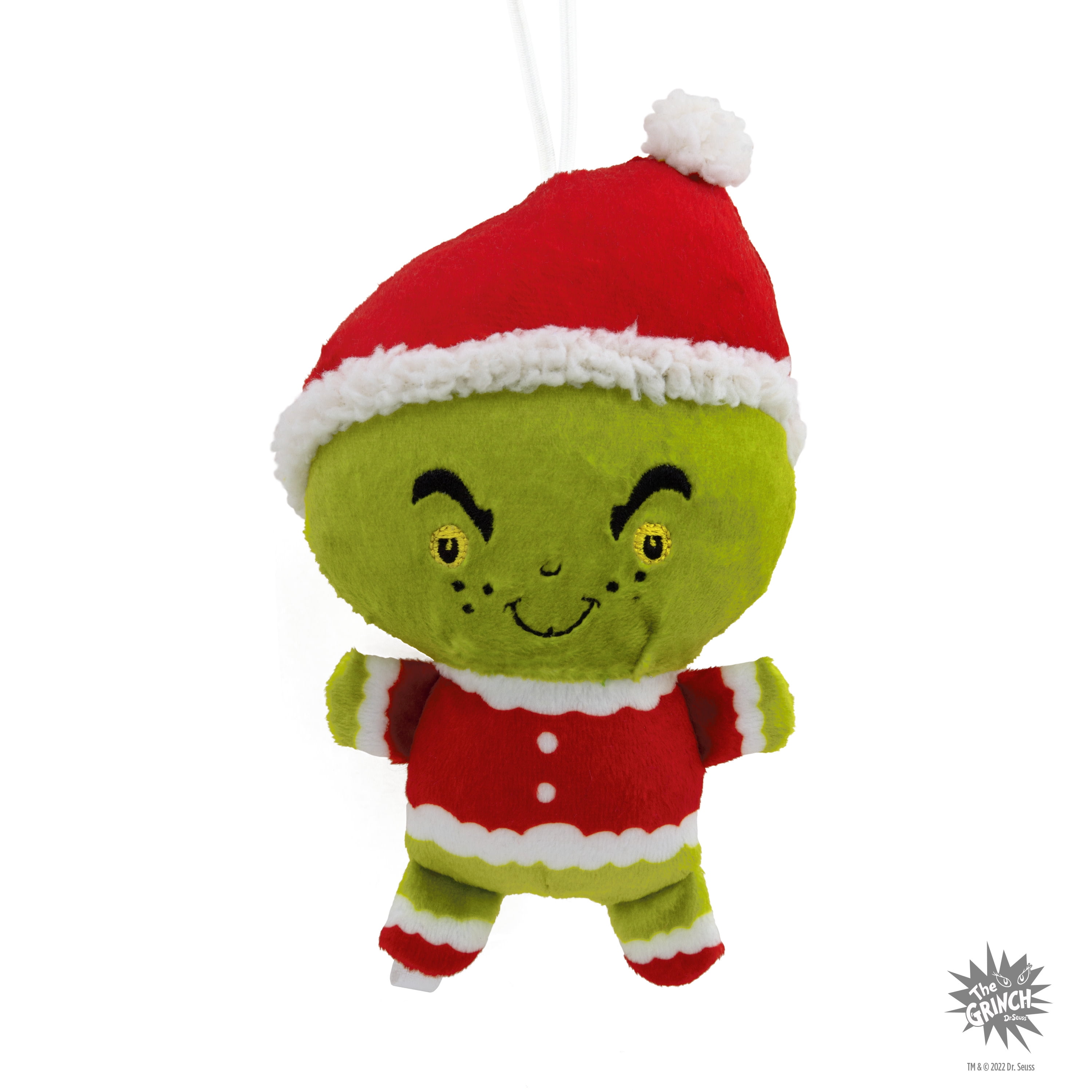 Hallmark Ornament (How the Grinch Stole Christmas! Grinch, Fabric), 1 Count