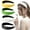 Multi-colored AB, variant on Leather Headband for Women - 4Pcs Wide Headbands Fashion Thick Hair Head Bands Diademas Para Mujer De Moda Hair Accessories