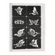 thumbnail image 4 of Plantillas de tatuajes con aerógrafo: 97 patrones, impermeables, reutilizables, portátiles, para tatuajes temporales, plantillas de pintura corporal, 4 of 14