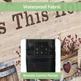 thumbnail image 4 of Outdoor TV Cover 60 to 65 Inches, Bless This Home Farmhouse Country Star Barn Retro Wood Grain Waterproof TV Cover with Remote Control Pocket, Flat Screen TV Cover Protector for Outside TV, 4 of 6