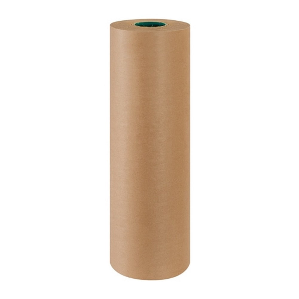 Aviditi Poly Coated Kraft Paper Roll, 50#, 24" x 600', Kraft, Ideal for Wrapping Metals