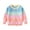 Pink, variant on HAiming Girls Cardigan Sweater Trendy Printed Long Sleeve Round Neck Button down Casual Loose Knit Outwear Coat