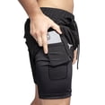 thumbnail image 2 of ST Hybrid Shorts with Compression Inseam, 2 of 10