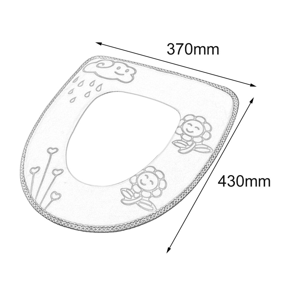 Super Soft Home Bathroom Winter Keep Warm Toilet Seat Cover Comfortable