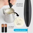 thumbnail image 3 of Máquina Para Hacer Espuma De Leche Espumador De Café Con Batería De Mano 13000 Rpm Potente Burbujeador De Leche Con Soporte Para Espumador Mejorado Para Jugos De Frutas Con Alcohol De Café Muyoka Hogar, 3 of 6
