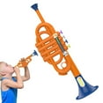 thumbnail image 1 of LEEYNEER Clearance  Trumpet Toy for Education Musical Instrument Educational Trumpet Instruments Toy Portable Early Musical Instrument Random Color, 1 of 8