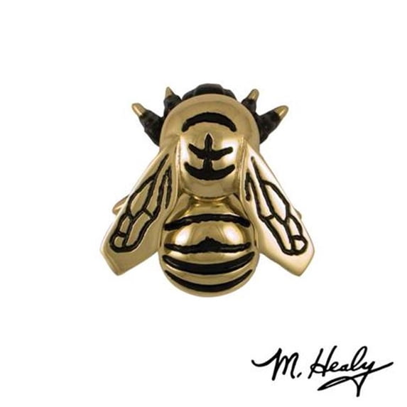 Michael Healy Designs MH1101 Bumblebee Premium Size Door Knocker, Brass