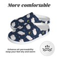 thumbnail image 6 of Lsque Cute Sheep 1 Pattern Womens Comfort Cotton on Scuff With Memory Foam and Anti-skid Sole Slipper-44/45, 6 of 7