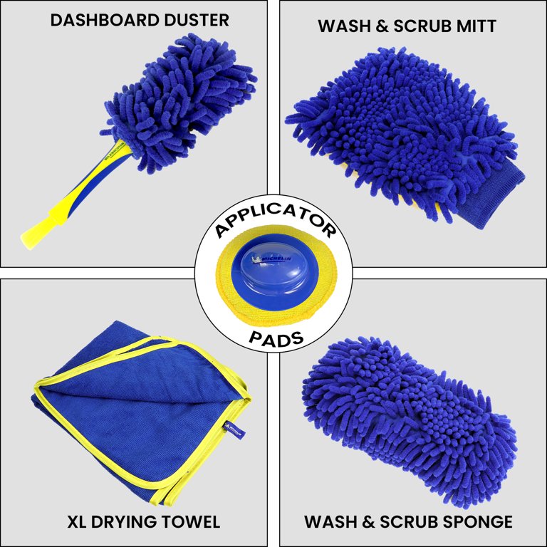 Michelin 11-Piece Complete Car Wash/Dry Kit - Walmart.com