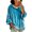 Sky Blue, variant on Oversized Sweatshirts for Women - 2026 Fall Winter Outfits Casual 3/4 Sleeve V Neck Comfort Hoodie Pullover