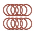 thumbnail image 1 of 10 Pcs 25mm OD 20mm Diámetro Interior 2.5mm Grosor Anillos de Silicona Sellos de Aceite Junta Roja Oscura, 1 of 1