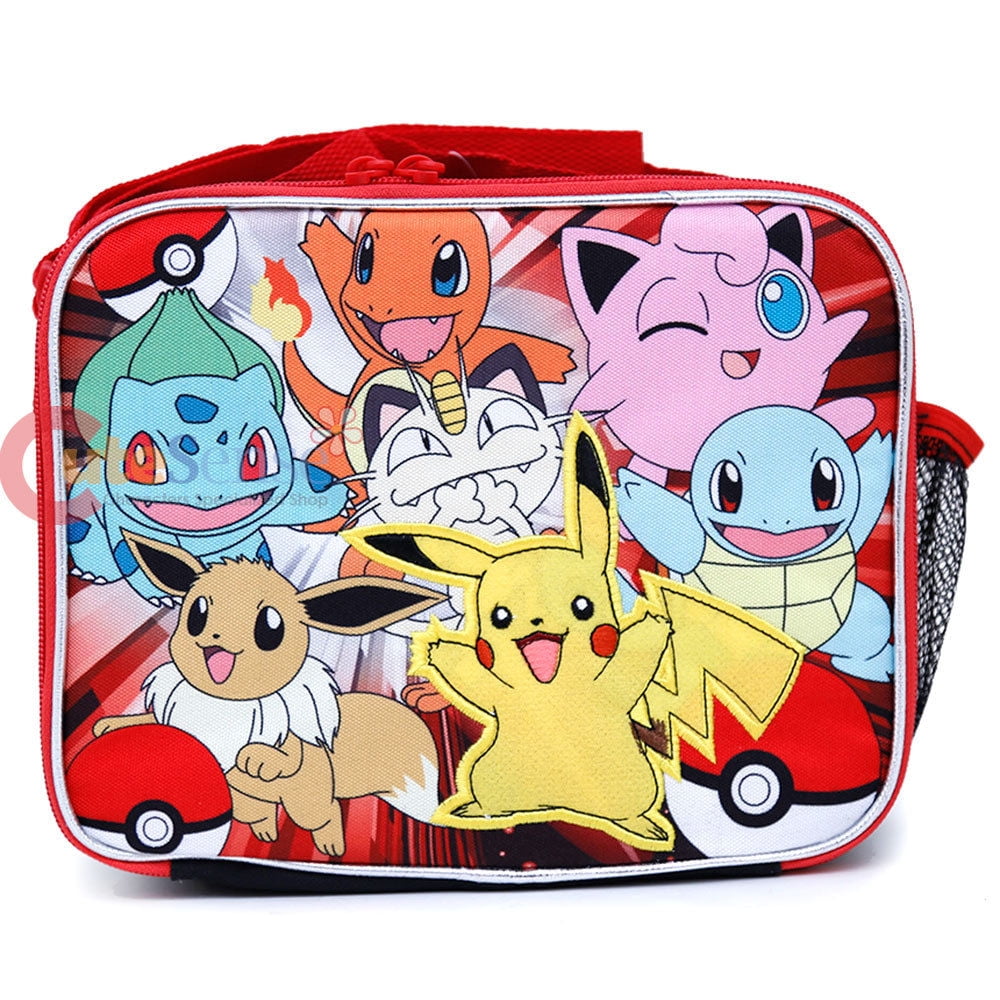 Pokemon Lunch Box Lunch Bags for Kids Insulated Lunch Boxes for School