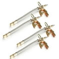 thumbnail image 3 of 4pcs Truck RV 7" Braided Stainless Steel Dual Tire Valve Stem Extension Adaptors, 3 of 11