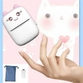 thumbnail image 1 of Jusqu'à 60% de Réduction Cadeaux Viflosae Imprimante Thermique Portable Bluetooth 57mm Mini Sans Fil POS Image Thermique Photo Imprimée pour Android IOS Téléphone Mobile +1 Rouleau de Papier +1 Sac de Rangement Économisez 15% sur les Animaux, 1 of 4
