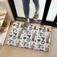 thumbnail image 2 of German Shepherd Dog and Footprint Door Rugs,Washable Non Slip Door Mats Indoor,Decorative Door Mats,Entry Mat Indoor for Entrance,Bedroom,Kitchen,Bathroom,16"x24", 2 of 6