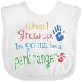 thumbnail image 3 of Inktastic Park Ranger Future Boys or Girls Baby Bib, 3 of 4
