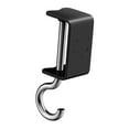 thumbnail image 2 of Soporte para medias navideñas, colgador de medias de repisa, multiusos, de metal, práctico gancho para guirnalda, ajustable para decoración navideña Negro, 2 of 8