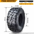 thumbnail image 5 of Free Country Set of 2 Premium ATV/UTV Tires 25x10-12 / 8PR with Side Scuff Guard, 5 of 7