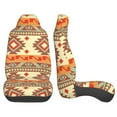 thumbnail image 4 of XMXT 2Pcs Car Seat Cover, Aztec Native Style Prints Seat Covers for Cars, Universal Fit, 4 of 9