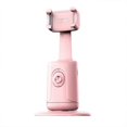 thumbnail image 1 of Gimbal Stabilizer Auto Face Tracking Phone Holder Desktop AI Automatic Tracking Gimbal Stand 360°Rotation Pink with RC, 1 of 5