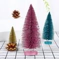 thumbnail image 5 of Biplut Tabletop Mini Christmas Tree Multi-color Artificial Pine Tree Decor with Base for Christmas Party Home Desktop (Royal Blue,25cm), 5 of 13