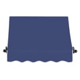 thumbnail image 3 of Awntech 3.38 Ft Charleston Sloped Fixed Awning with Scrolled Iron Arms (40.5in x 36in x 36in), Navy, 3 of 3