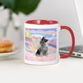 thumbnail image 3 of CafePress - Keeshond Angel Mug - 11 oz Ceramic Mug - Novelty Coffee Tea Cup, 3 of 4