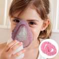 thumbnail image 3 of MasteelfCA 2pcs Practical Facial Covers Full Face Mask Liners Ventilator Accessories (Pink), 3 of 7