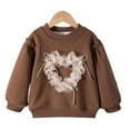 thumbnail image 2 of Petites Filles Pull Automne & Hiver Premium Coton Floral Design Pull pour les Filles Tout-Petits, 2 of 8