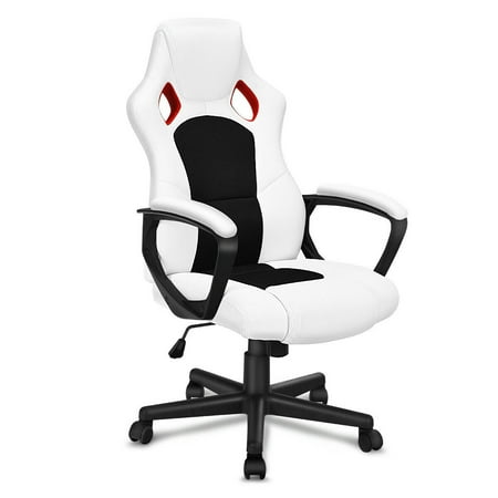 - Gymax Executive Racing Style High Back Bucket Seat Office Chair