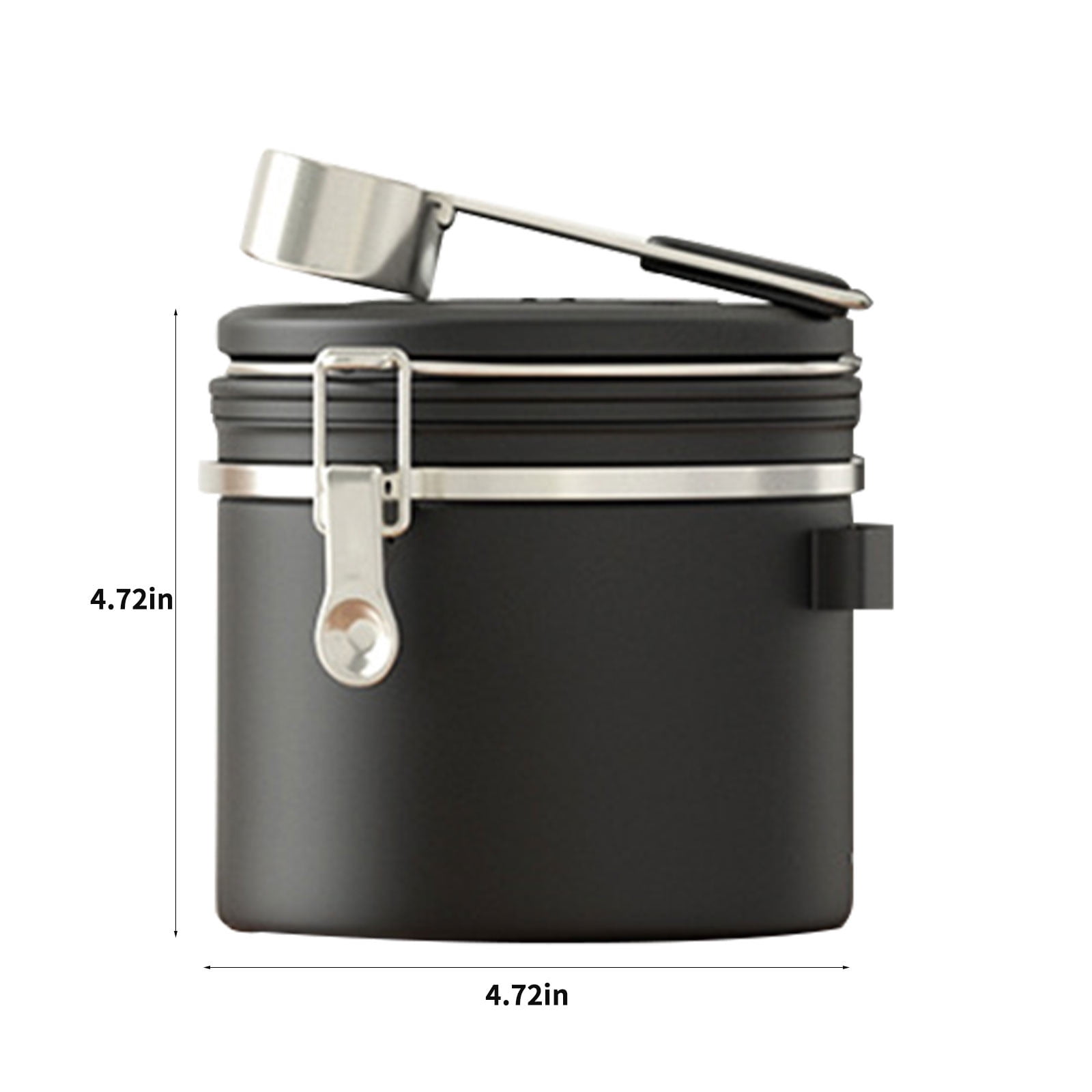 Dvumao Storage Containers, Coffee Canister, Airtight Stainless Steel Kitchen Food Storage Container With Date And For Grounds Coffee,Beans, Tea, Flour, Cereal, Sugar(1.2L), Man Gifts