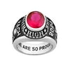 Order Now for 2025 Graduation, Freestyle Men's Celebrium Classic Oval Stone Class Ring, Personalized, High School or College