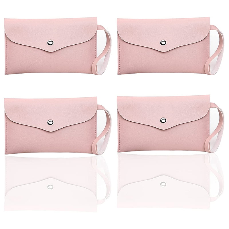 PU Leather Cash Envelopes Wallet, Money Cash Envelopes Bag Reusable