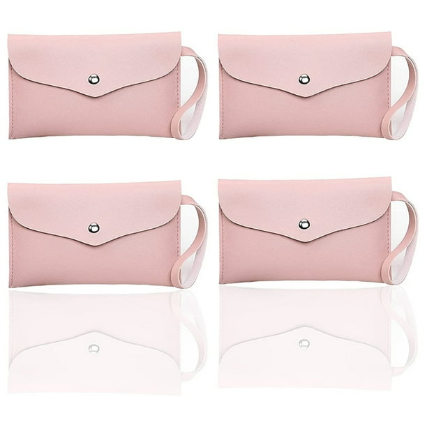 PU Leather Cash Envelopes Wallet, Money Cash Envelopes Bag Reusable