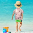 thumbnail image 6 of YAZAOO Summer T-shirt Sunscreen Dreamy Panda Paradise Pattern Swim Tops, 6 of 6
